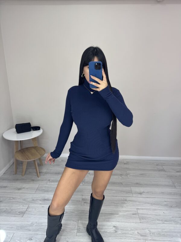 Vestido Cleo brush - bordo