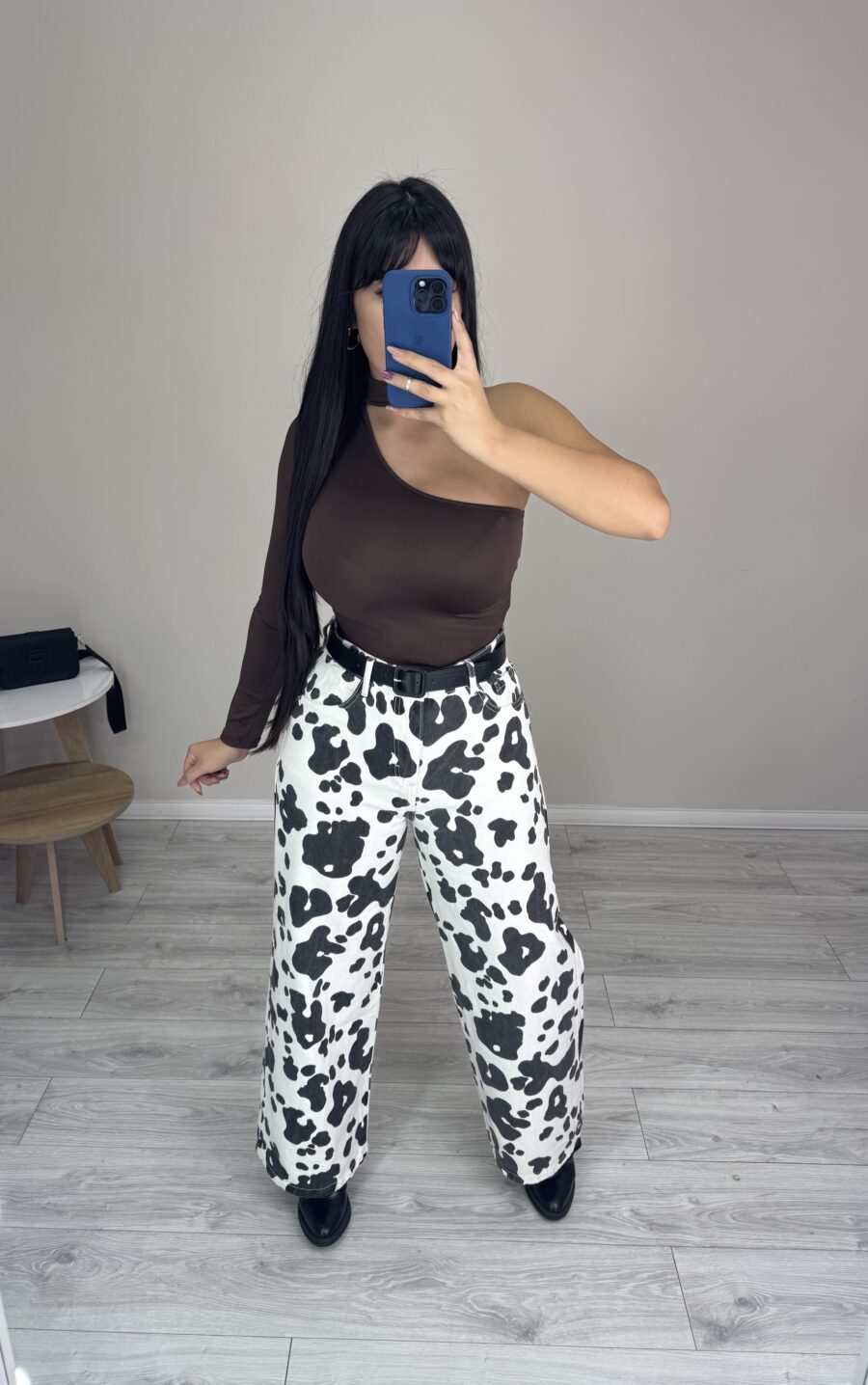 Jean Wide Cow