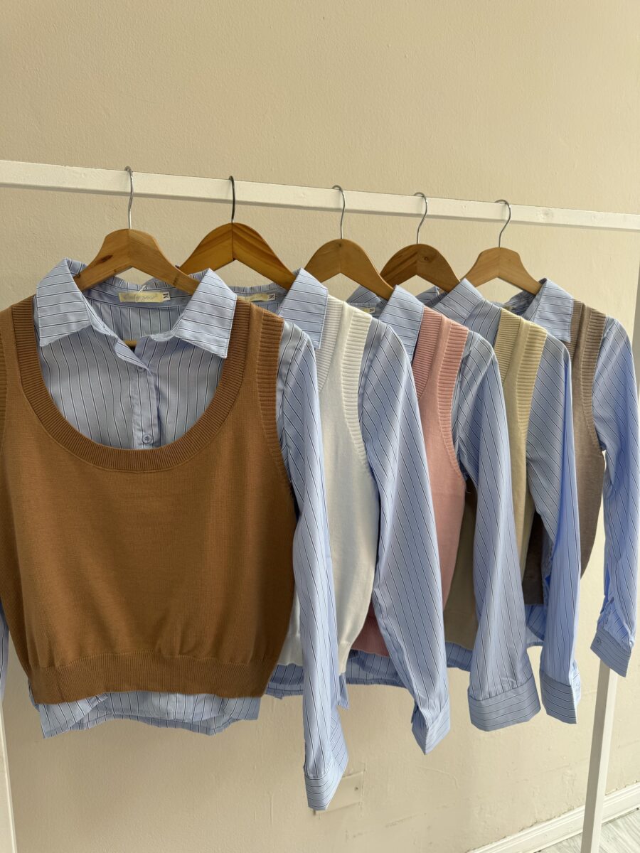 Set camisa + chaleco Ashley - Imagen 6