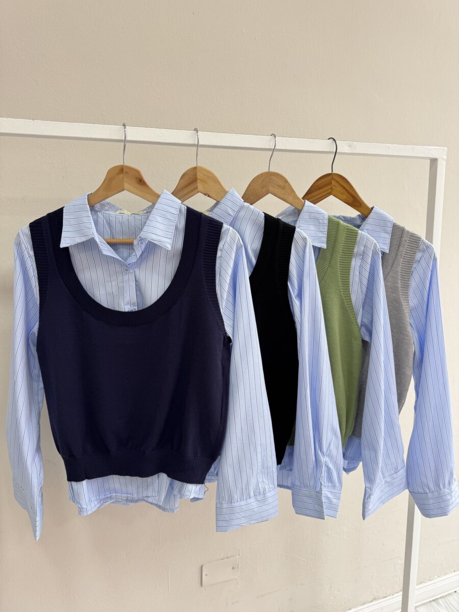 Set camisa + chaleco Ashley - Imagen 4