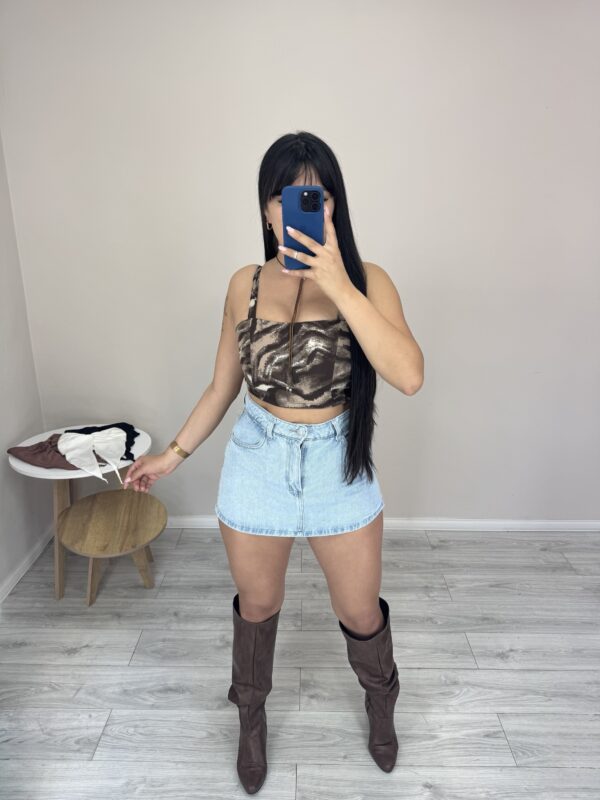 Skort Mora celeste